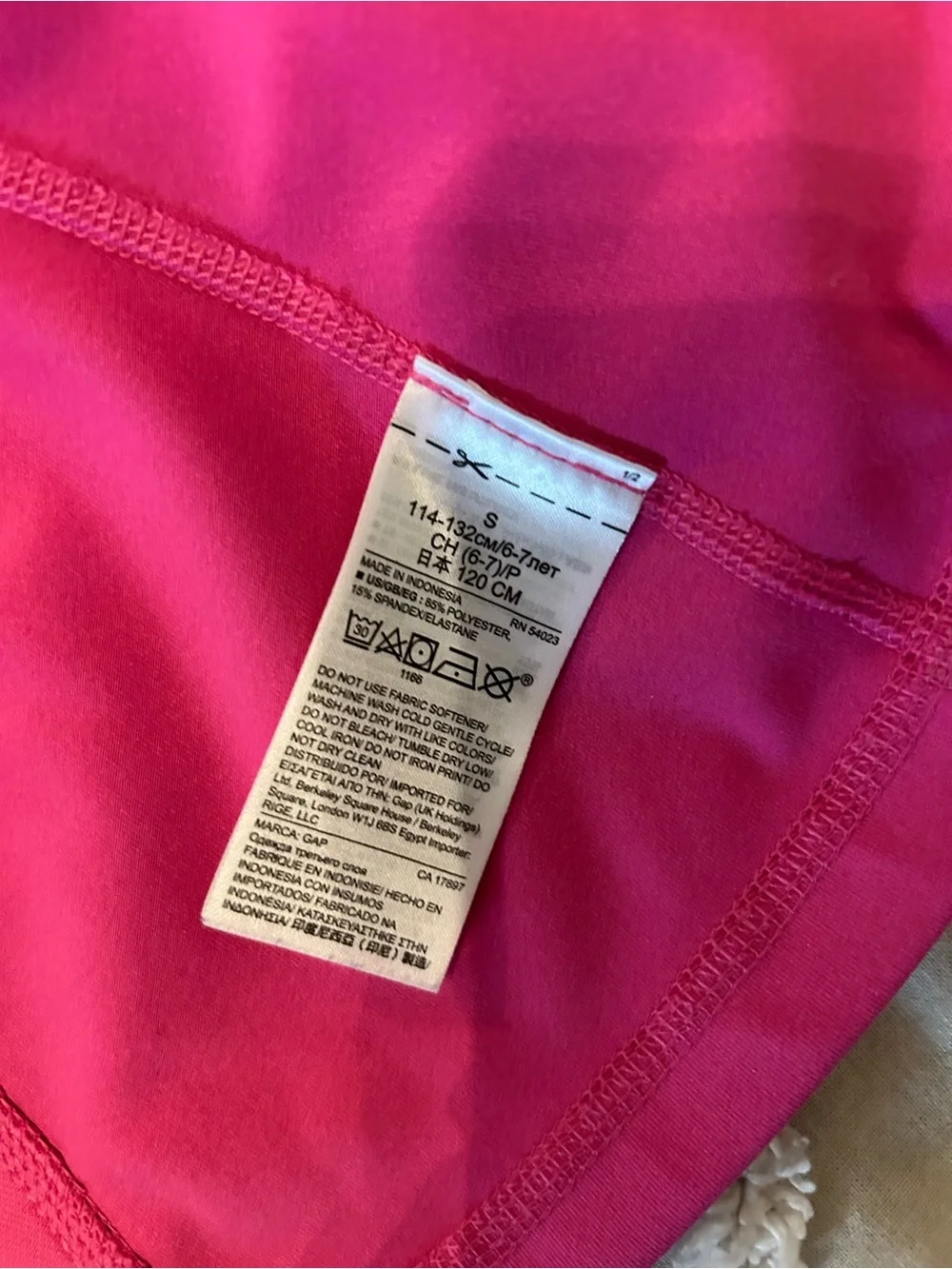 GAP Girls' Hot Pink Full-Zip Jacket